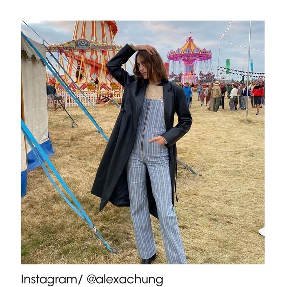 Anthropologie Denim - ALEXACHUNG Striped Overalls!!!